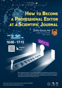 ASHBi How to become a Professional Editor at a Scientific Journal